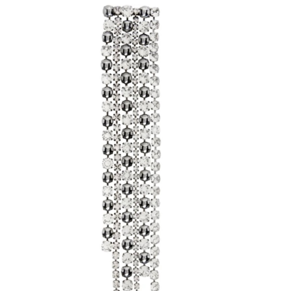 Area crystal hair pin clip nwt Crystal Dome Fringe Hair Clip